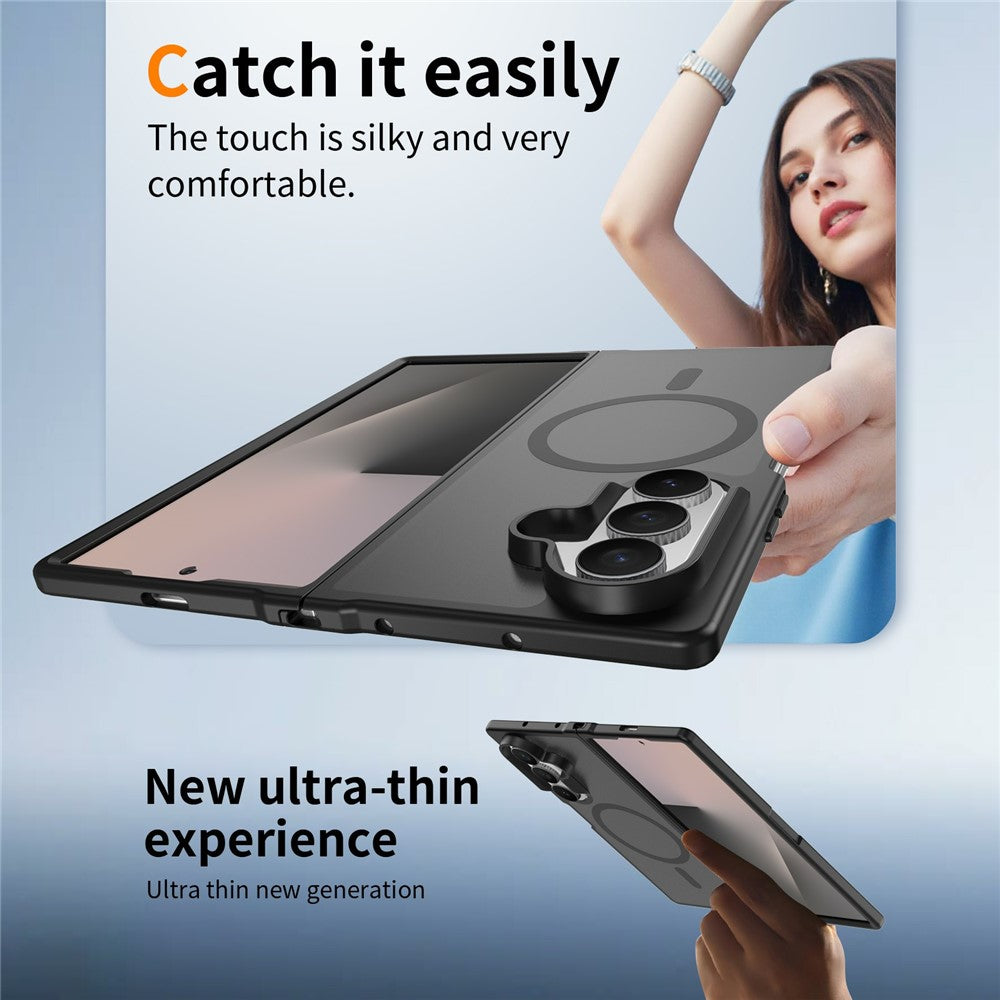 TPU Frame Acrylic Back MagSafe Case Phone Cover - For Samsung Galaxy Z Fold8 Ultra