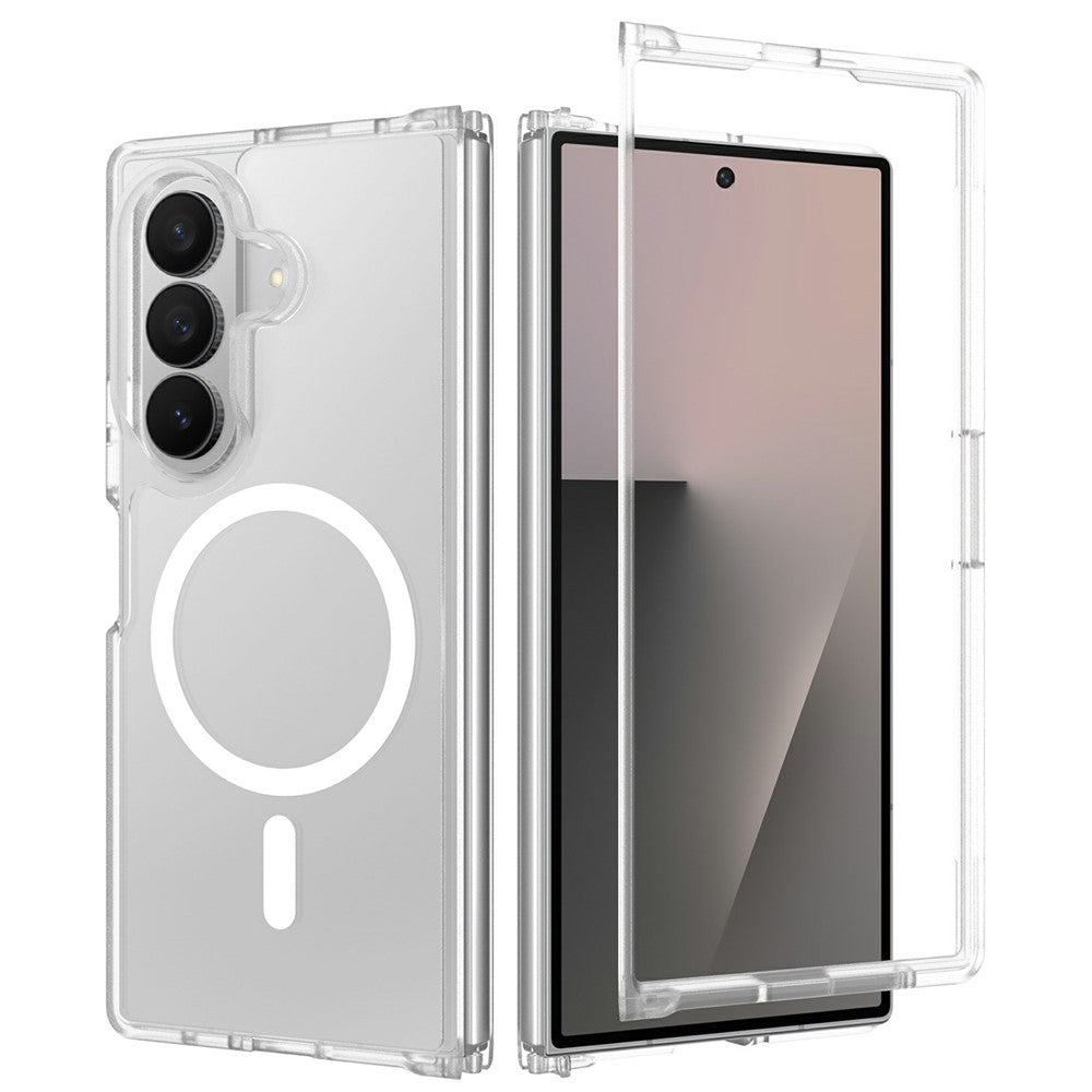 TPU Frame Acrylic Back MagSafe Case Phone Cover - For Samsung Galaxy Z Fold8 Ultra