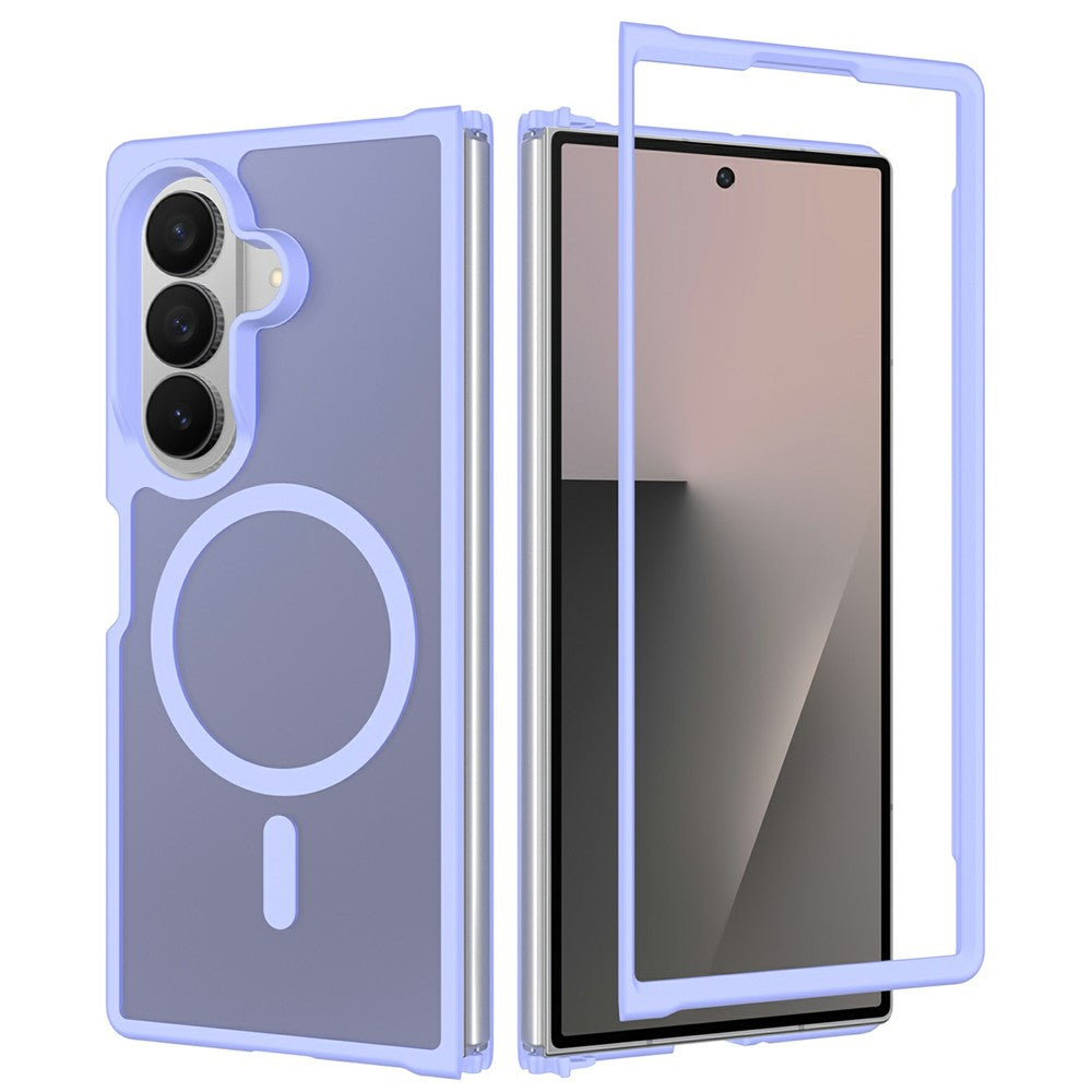TPU Frame Acrylic Back MagSafe Case Phone Cover - For Samsung Galaxy Z Fold8 Ultra