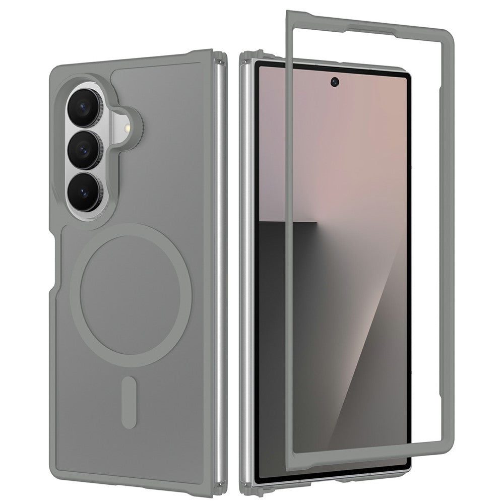 TPU Frame Acrylic Back MagSafe Case Phone Cover - For Samsung Galaxy Z Fold8 Ultra