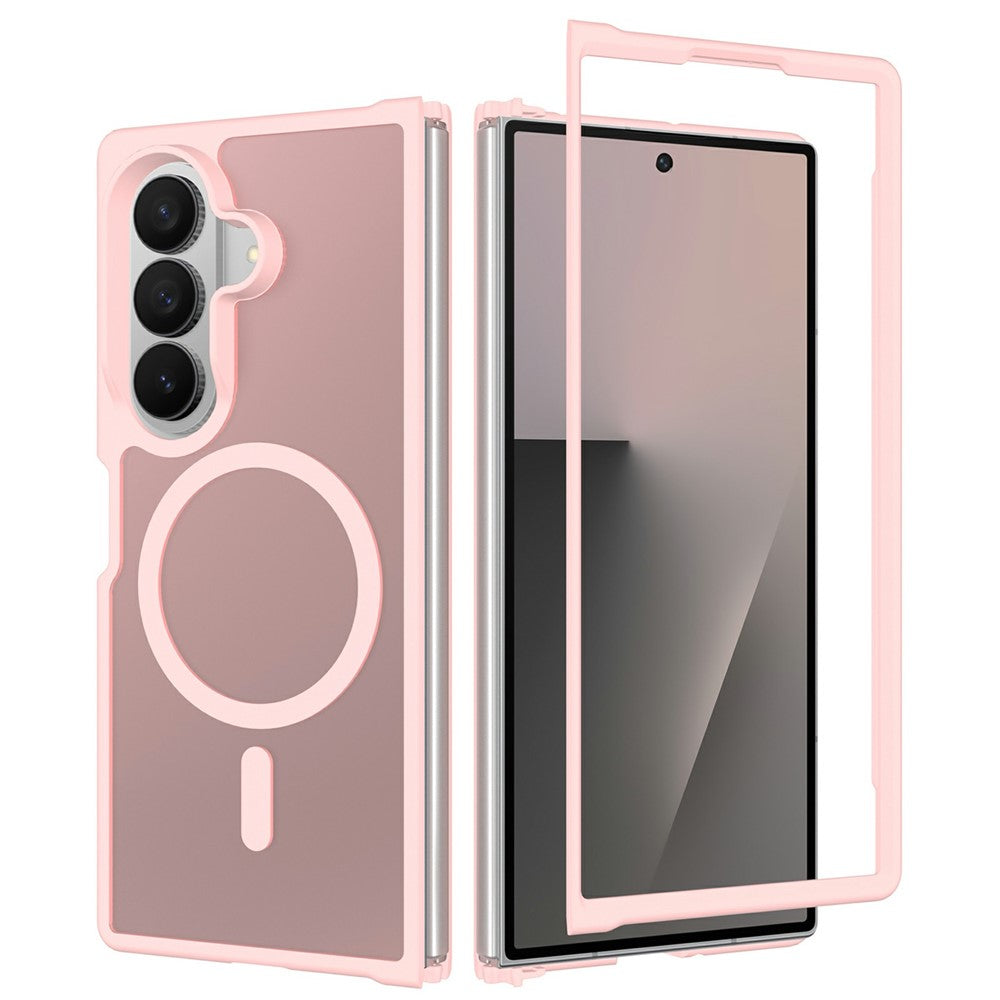 TPU Frame Acrylic Back MagSafe Case Phone Cover - For Samsung Galaxy Z Fold8 Ultra