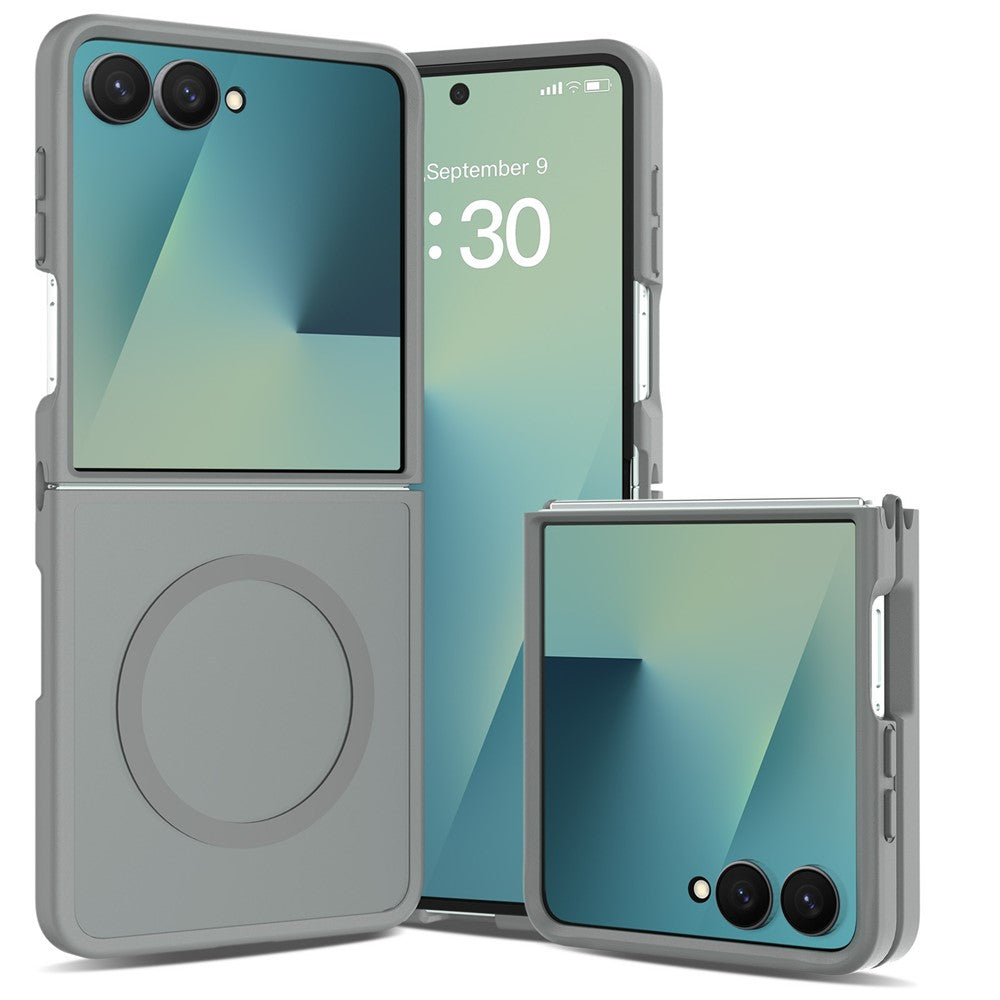 TPU Frame Acrylic Back MagSafe Case Phone Cover - For Samsung Galaxy Z Flip8