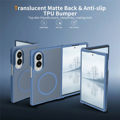 TPU Frame Acrylic Back MagSafe Case Phone Cover - For Samsung Galaxy Z Fold8