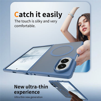 TPU Frame Acrylic Back MagSafe Case Phone Cover - For Samsung Galaxy Z Fold8
