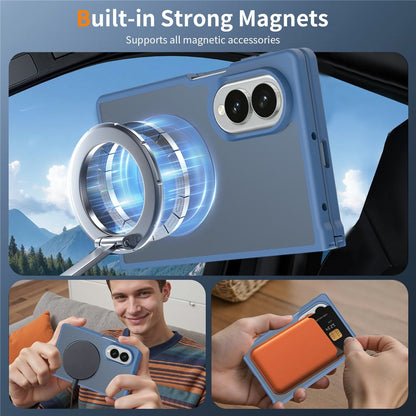 TPU Frame Acrylic Back MagSafe Case Phone Cover - For Samsung Galaxy Z Fold8