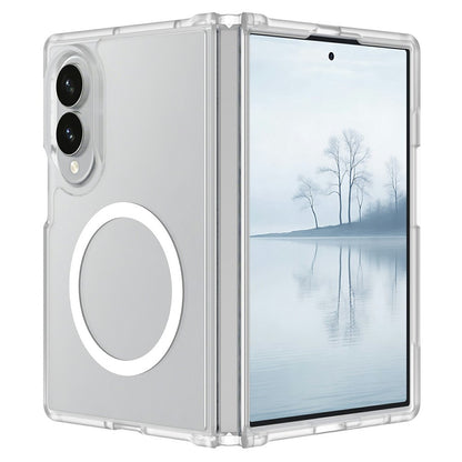 TPU Frame Acrylic Back MagSafe Case Phone Cover - For Samsung Galaxy Z Fold8