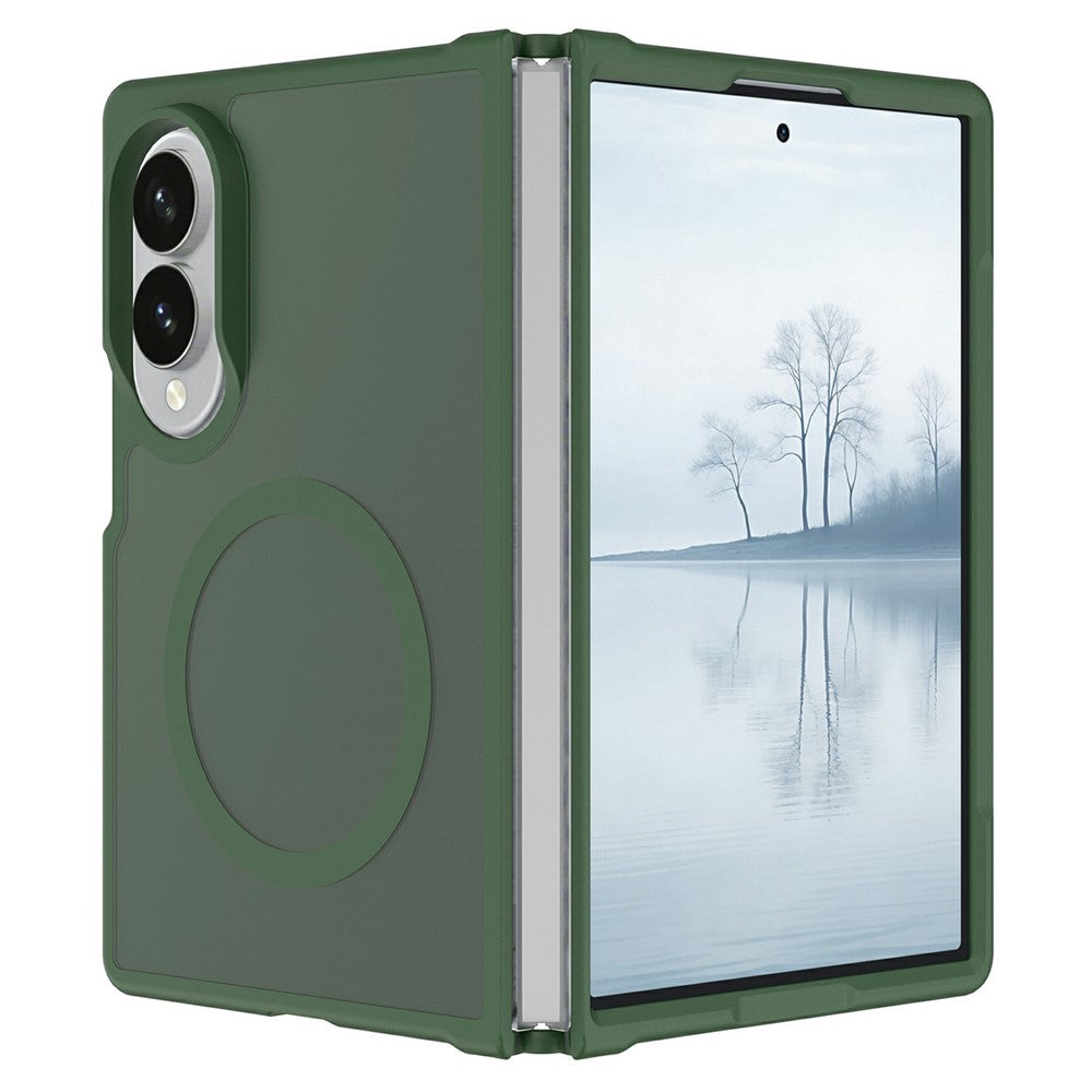 TPU Frame Acrylic Back MagSafe Case Phone Cover - For Samsung Galaxy Z Fold8
