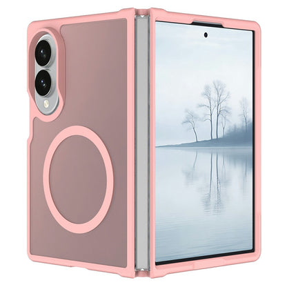 TPU Frame Acrylic Back MagSafe Case Phone Cover - For Samsung Galaxy Z Fold8
