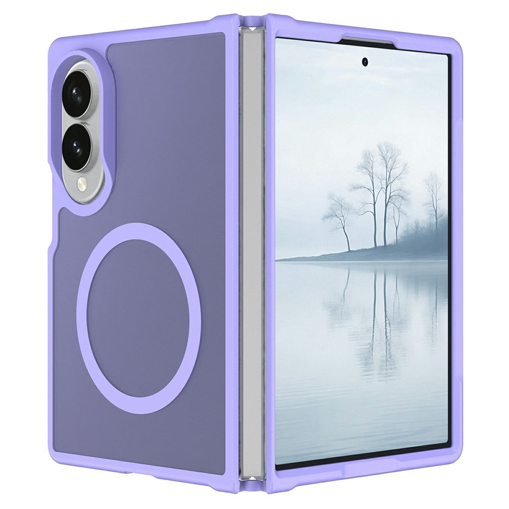 TPU Frame Acrylic Back MagSafe Case Phone Cover - For Samsung Galaxy Z Fold8