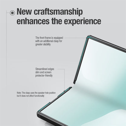 Nillkin Super Frosted Shield Fold MagSafe Case PC Matte Phone Cover - For Samsung Galaxy Z Fold8 Ultra