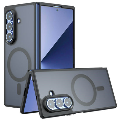 TPU + PC MagSafe Matte Black Phone Case - For Samsung Galaxy Z Fold8 Ultra