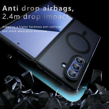 TPU + PC MagSafe Matte Black Phone Case - For Samsung Galaxy Z Fold8 Ultra