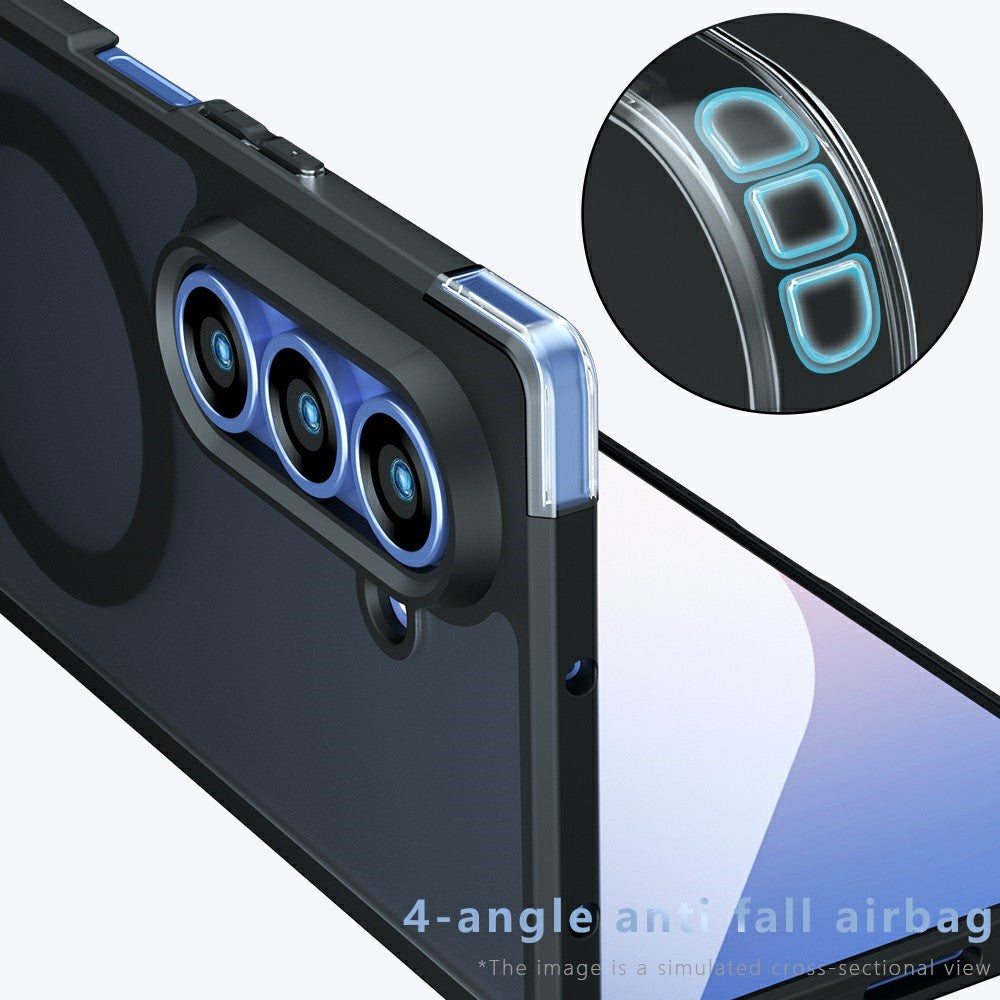 TPU + PC MagSafe Matte Black Phone Case - For Samsung Galaxy Z Fold8 Ultra