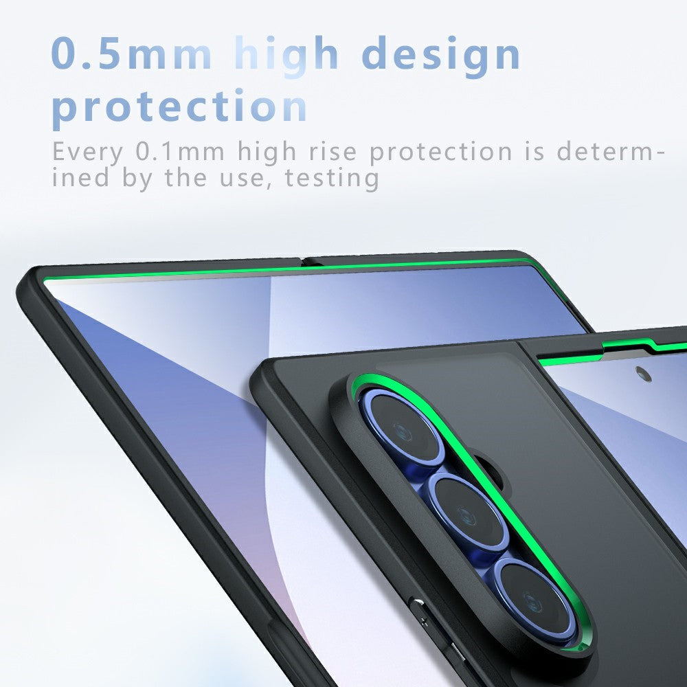 TPU + PC MagSafe Matte Black Phone Case - For Samsung Galaxy Z Fold8 Ultra