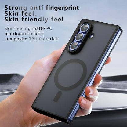 TPU + PC MagSafe Matte Black Phone Case - For Samsung Galaxy Z Fold8 Ultra