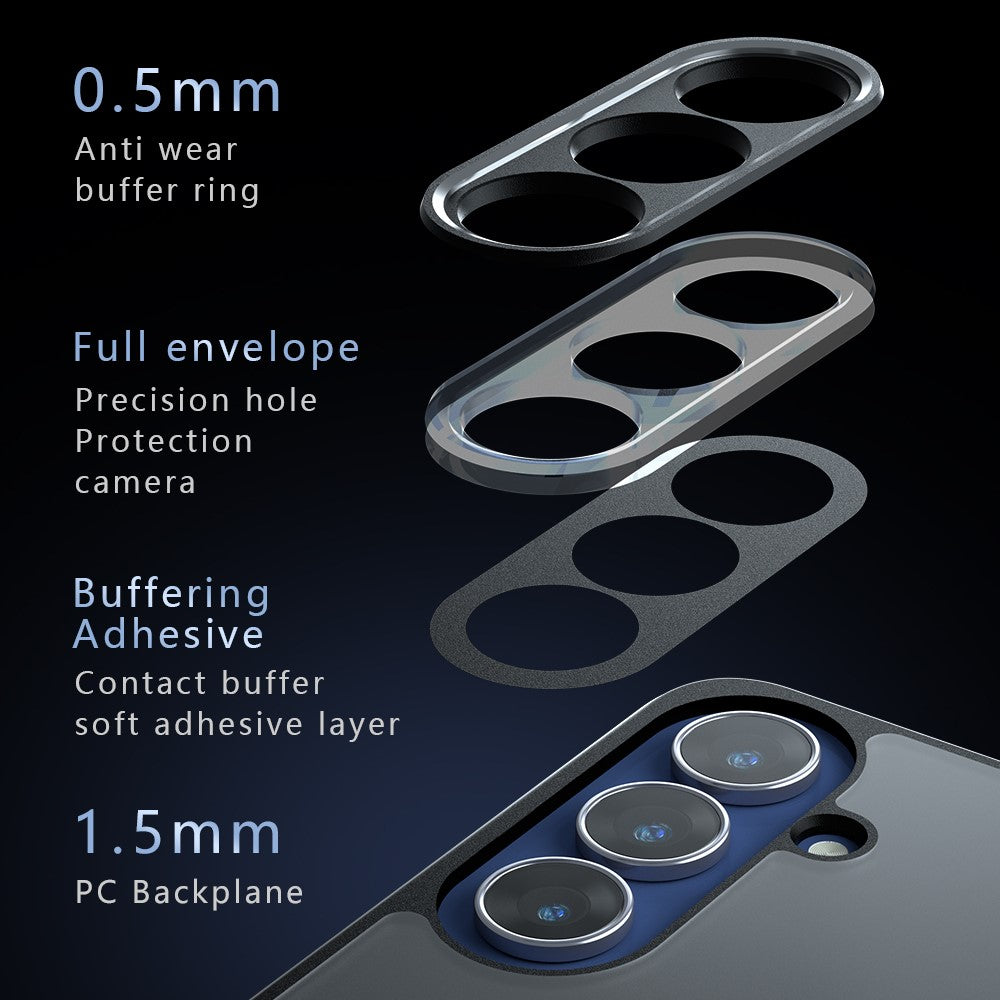TPU + PC MagSafe Matte Black Phone Case - For Samsung Galaxy S26 FE