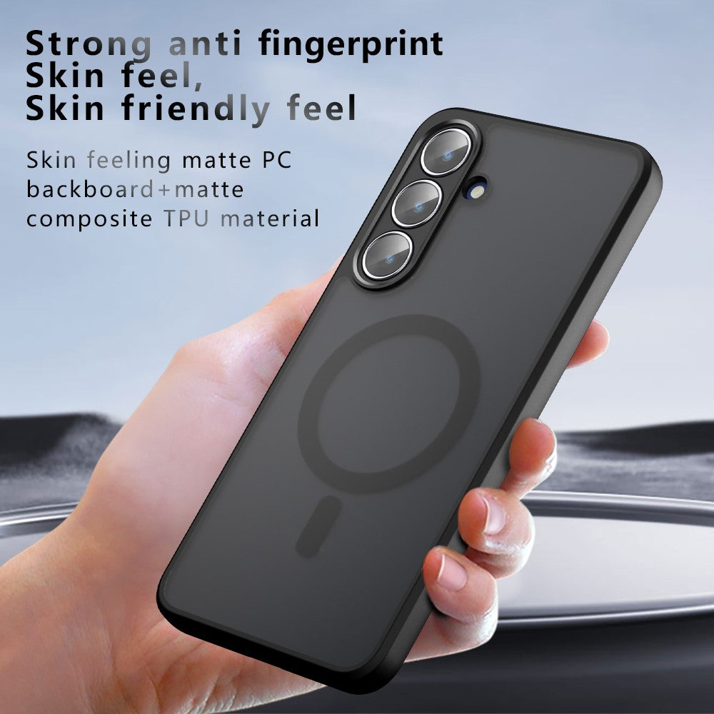 TPU + PC MagSafe Matte Black Phone Case - For Samsung Galaxy S26 FE
