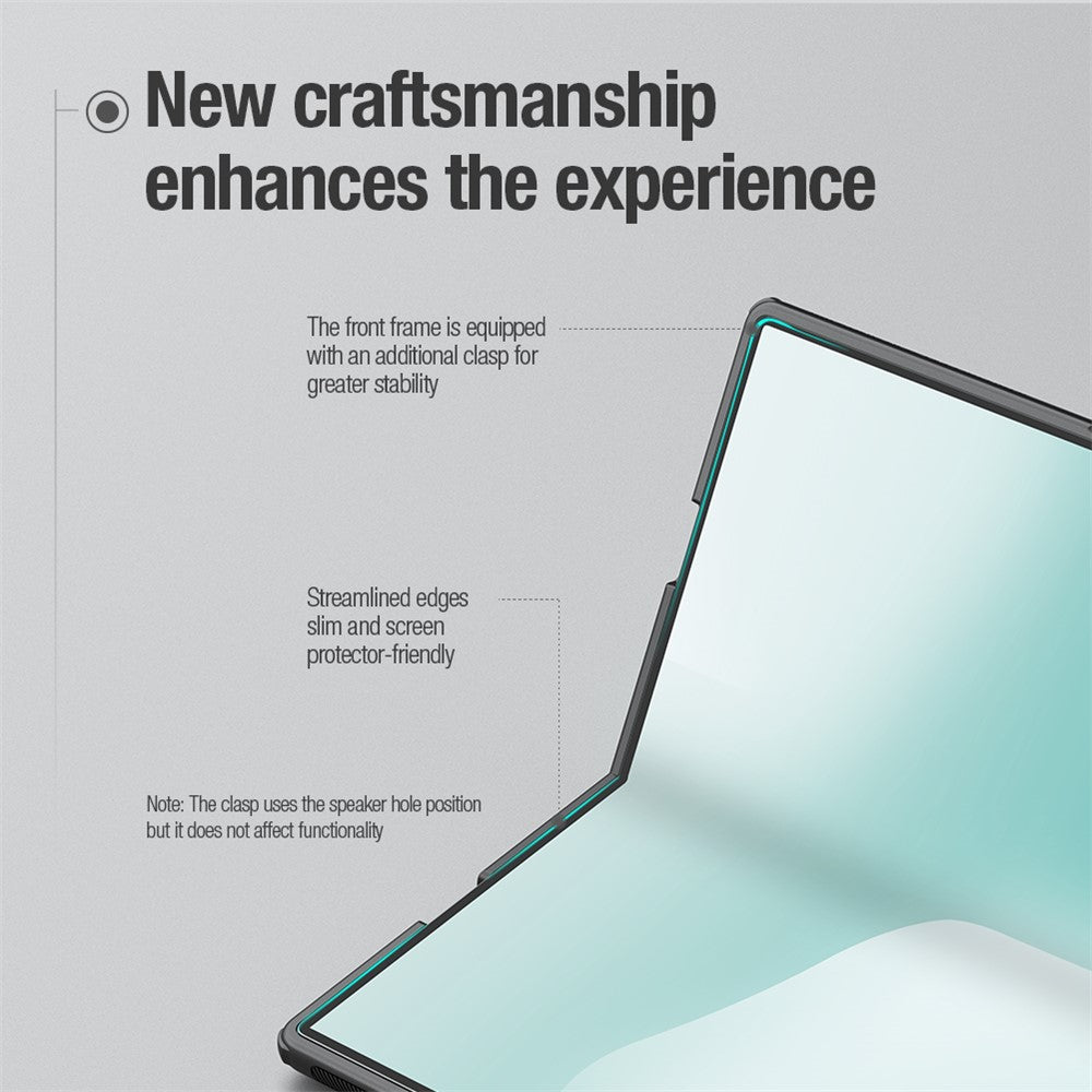 Nillkin Super Frosted Shield Fold MagSafe Case PC Matte Phone Cover - For Samsung Galaxy Z Fold8