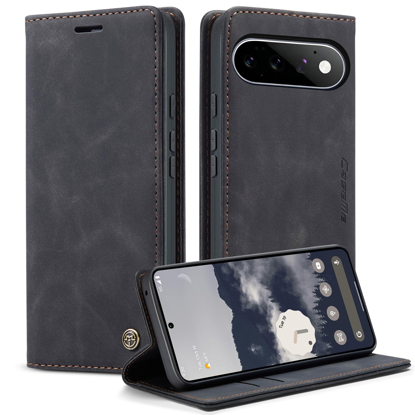 CaseMe 013 Series PU Leather Wallet Case - For Google Pixel 11 Pro / Pixel 11