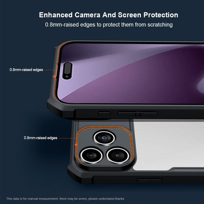 XUNDD TPU + Acrylic Clear Back Phone Case Cover - For iPhone 18 Pro / 17 Pro