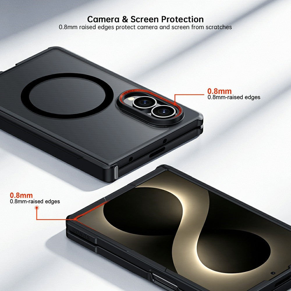 XUNDD MagSafe TPU + PC Folding Hinge Case - For Samsung Galaxy Z Fold8