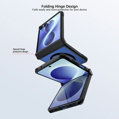 XUNDD MagSafe TPU + PC Folding Hinge Case - For Samsung Galaxy Z Flip8