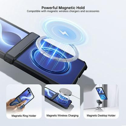 XUNDD MagSafe TPU + PC Folding Hinge Case - For Samsung Galaxy Z Flip8
