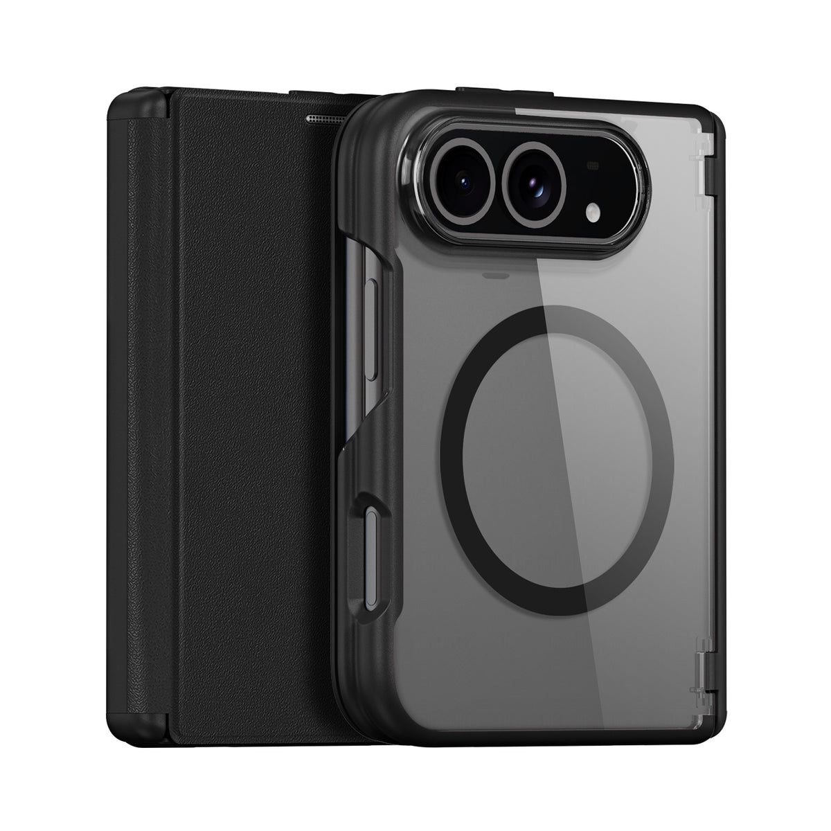 Dux Ducis Skin X Pro MagSafe Flip PU Leather Case - For iPhone Duo