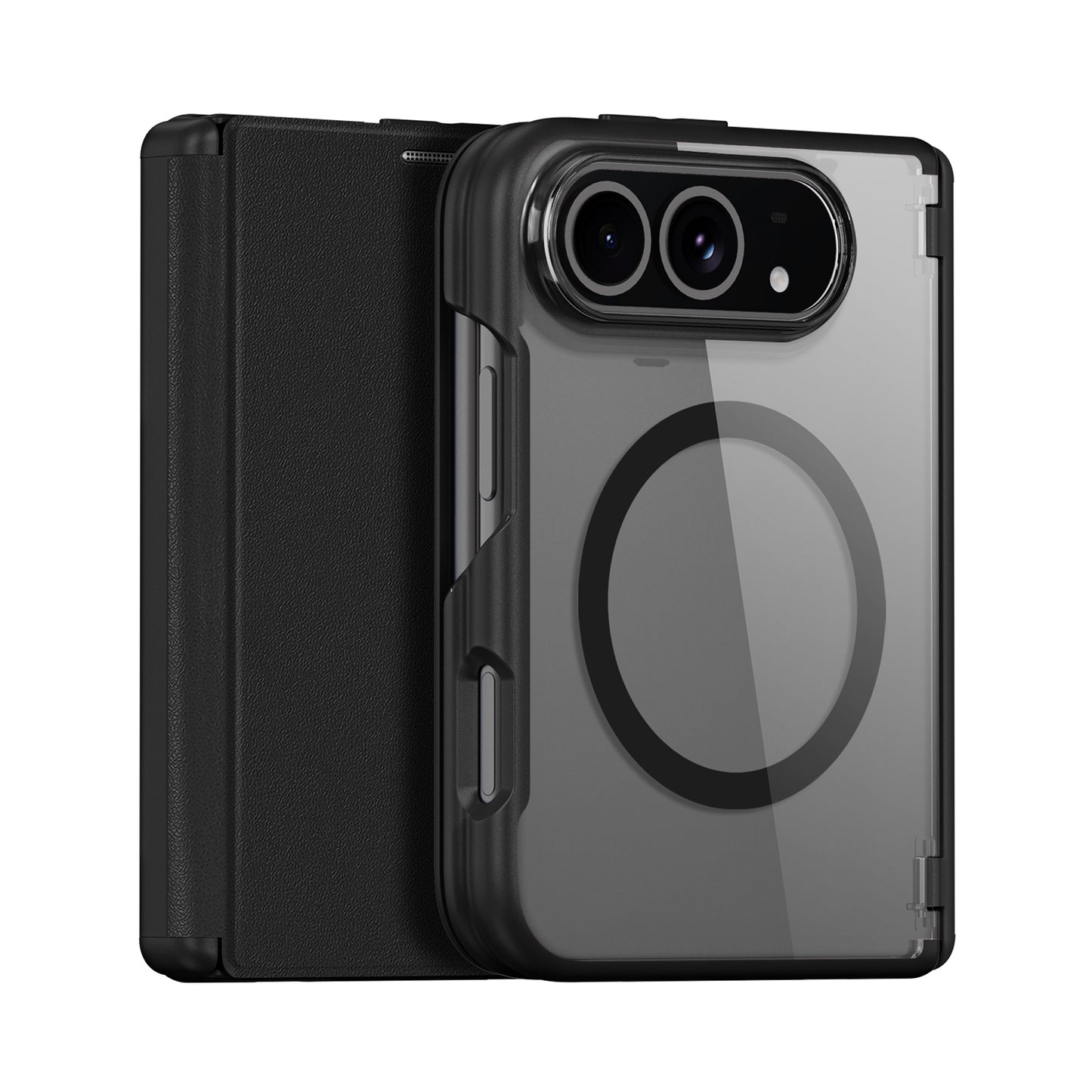 Dux Ducis Skin X Pro MagSafe Flip PU Leather Case - For iPhone Duo