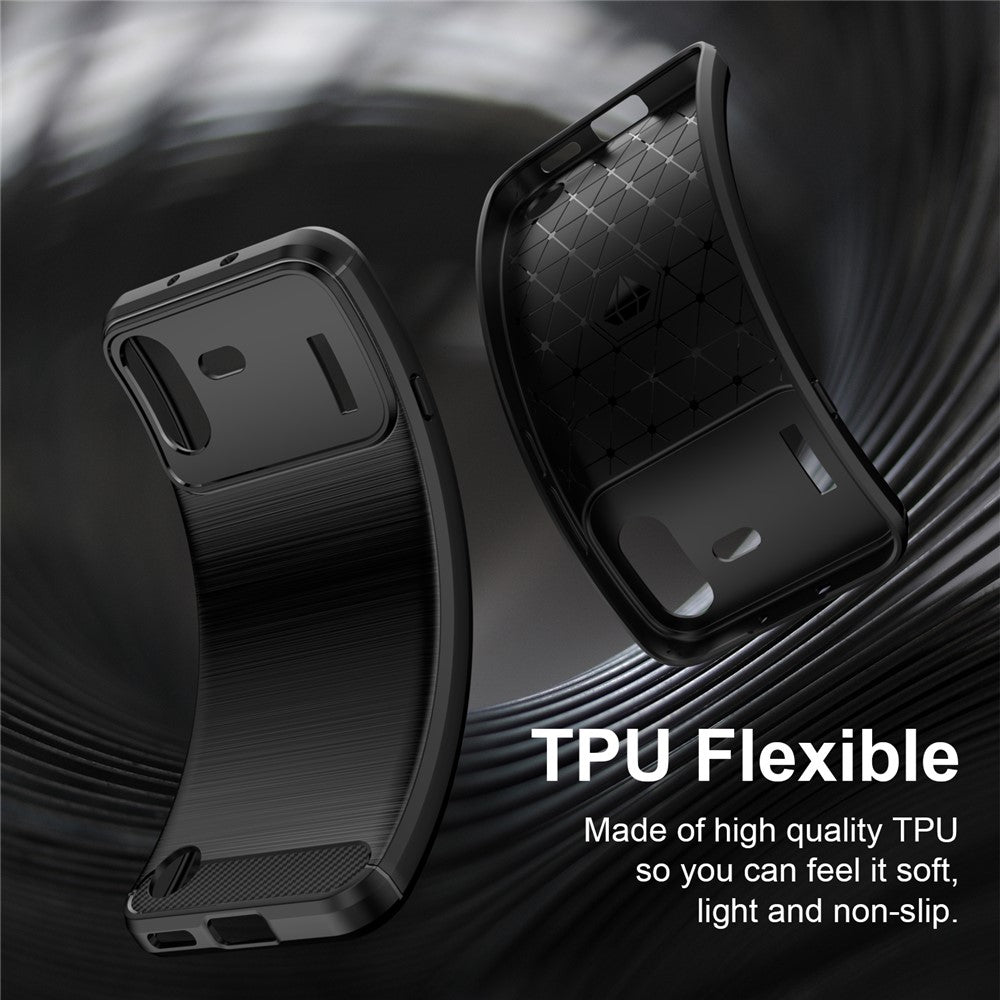 Carbon Fiber Texture Brushed TPU Case - For Nothing Phone (4b)
