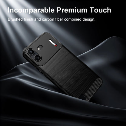 Carbon Fiber Texture Brushed TPU Case - For Nothing Phone (4b)