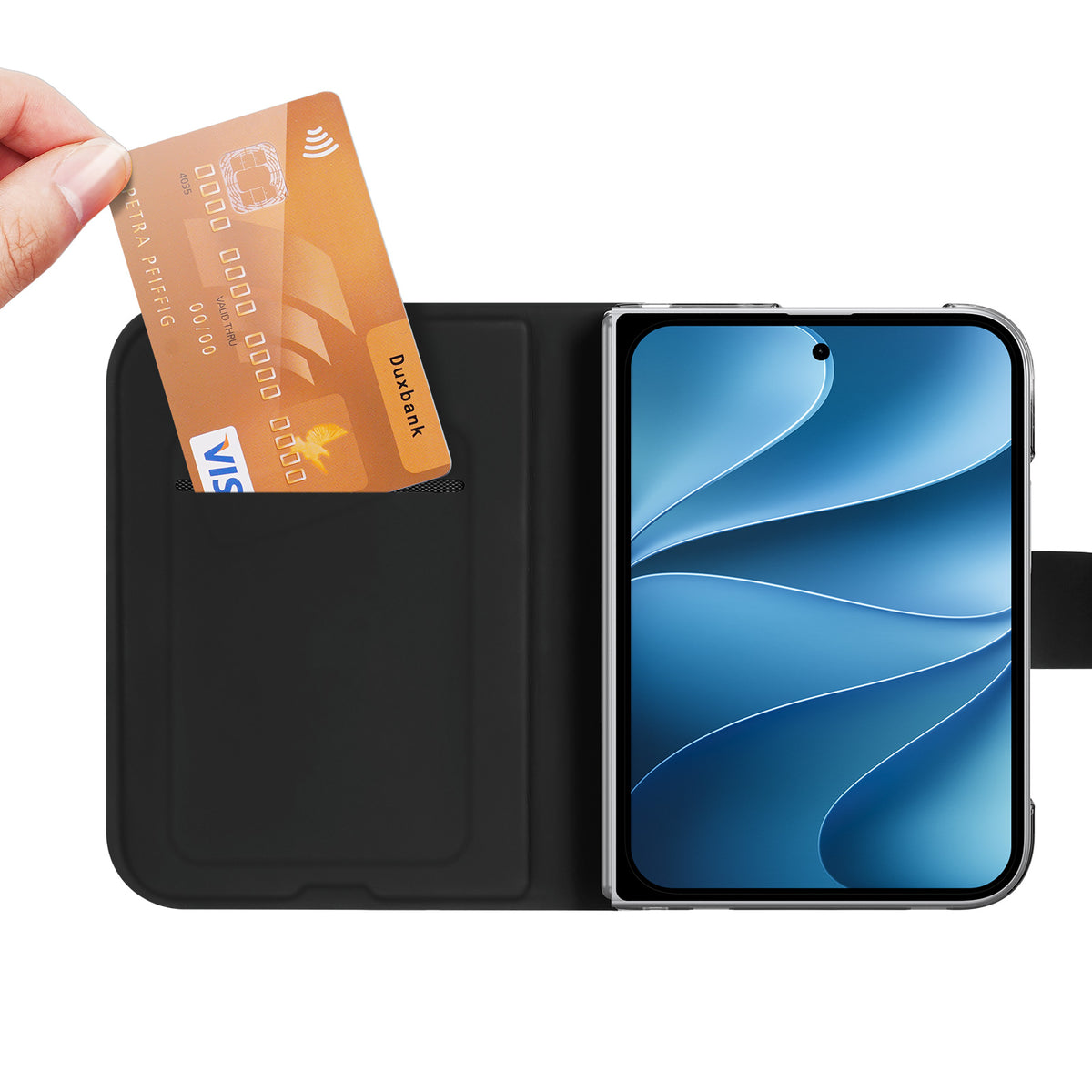 Dux Ducis Skin Pro Series Case PU Leather - For iPhone Duo