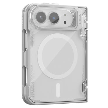 Nillkin Iceblade CamProp MagSafe Case Clear Lens Lid PC TPU Case - For iPhone Duo