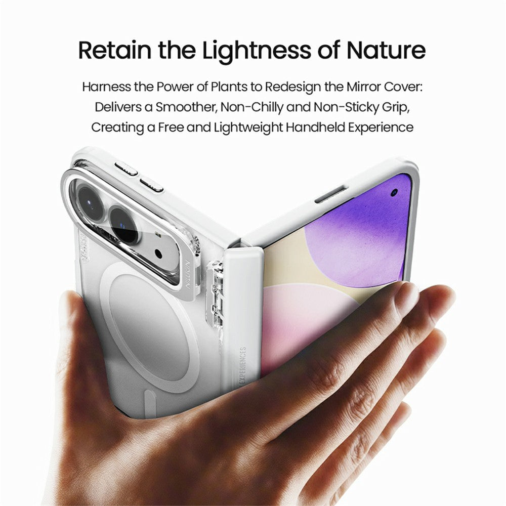 Nillkin Iceblade CamProp MagSafe Case Clear Lens Lid PC TPU Case - For iPhone Duo