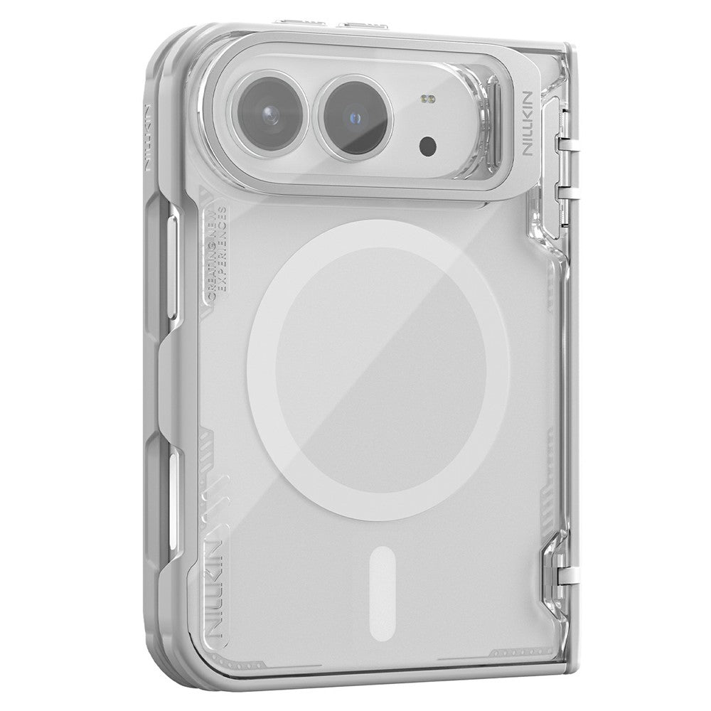 Nillkin Iceblade CamProp MagSafe Case Clear Lens Lid PC TPU Case - For iPhone Duo