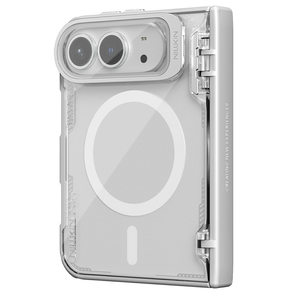 Nillkin Iceblade CamProp MagSafe Case Clear Lens Lid PC TPU Case - For iPhone Duo