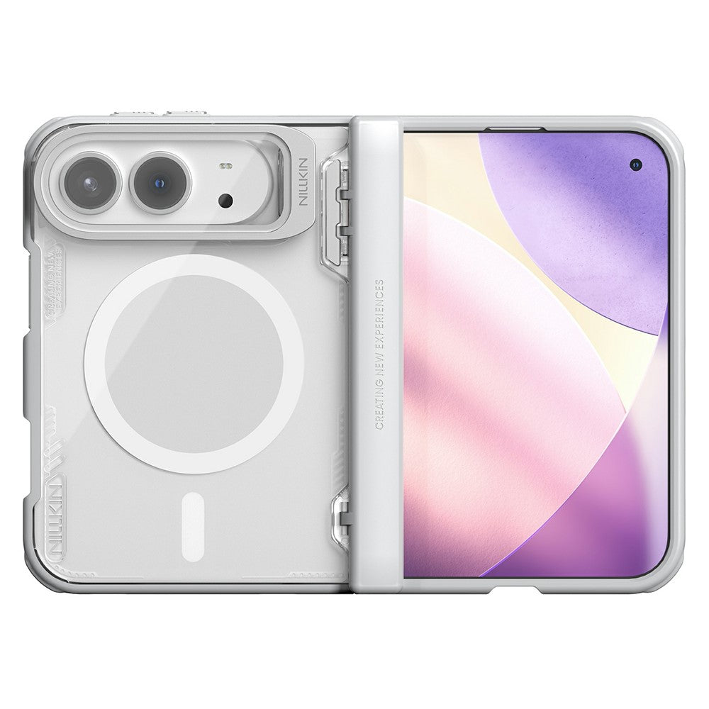 Nillkin Iceblade CamProp MagSafe Case Clear Lens Lid PC TPU Case - For iPhone Duo