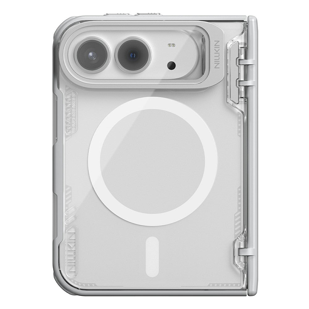 Nillkin Iceblade CamProp MagSafe Case Clear Lens Lid PC TPU Case - For iPhone Duo