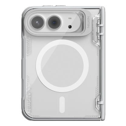 Nillkin Iceblade CamProp MagSafe Case Clear Lens Lid PC TPU Case - For iPhone Duo