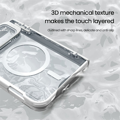 Nillkin Iceblade CamProp MagSafe Case Clear Lens Lid PC TPU Case - For iPhone Duo