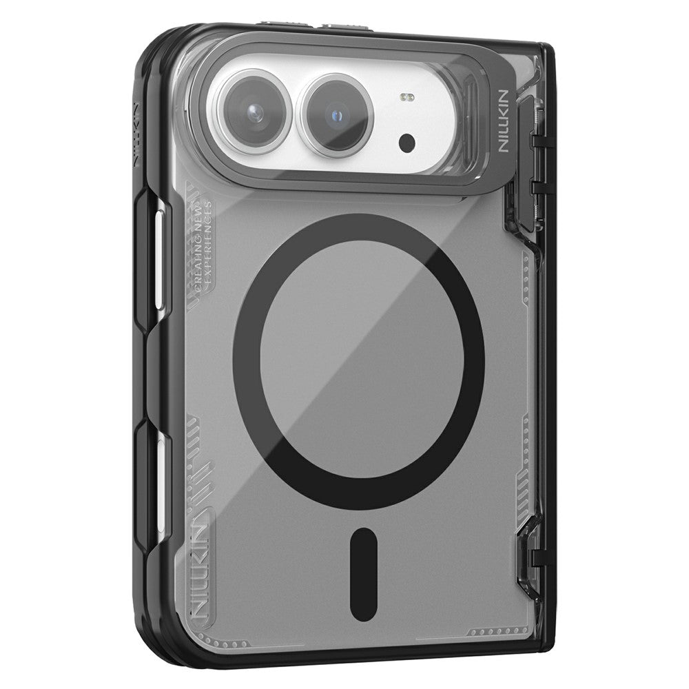 Nillkin Iceblade CamProp MagSafe Case Clear Lens Lid PC TPU Case - For iPhone Duo