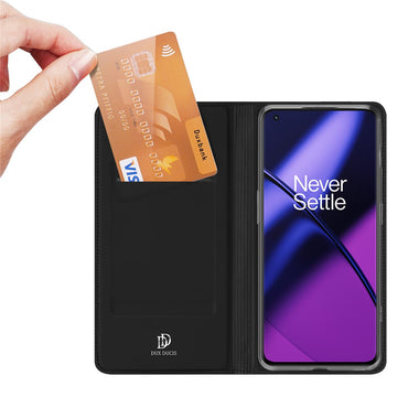 Dux Ducis Skin Pro Series PU Leather Wallet Case - For OnePlus 11