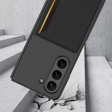 GKK Ultra-Thin Hard PC Phone Case with Card Slot Holder Cover - For Samsung Galaxy Z Fold5