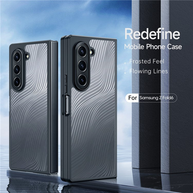 Dux Ducis Aimo Series Matte Case Protective Black Phone Cover (REACH Certification) - For Samsung Galaxy Z Fold6