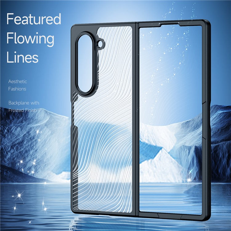 Dux Ducis Aimo Series Matte Case Protective Black Phone Cover (REACH Certification) - For Samsung Galaxy Z Fold6