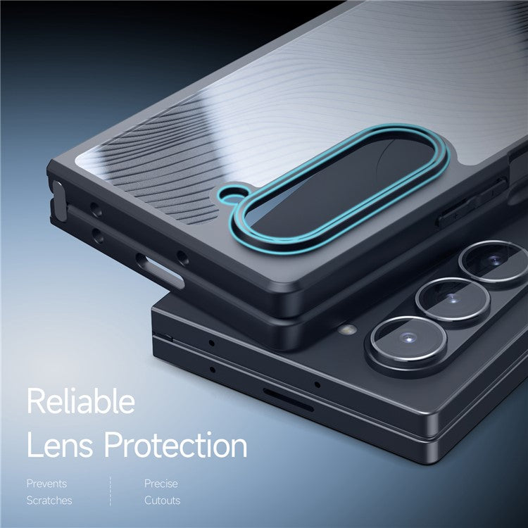 Dux Ducis Aimo Series Matte Case Protective Black Phone Cover (REACH Certification) - For Samsung Galaxy Z Fold6
