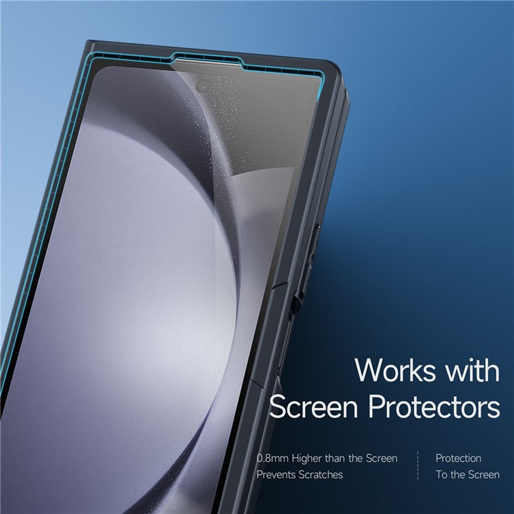 Dux Ducis Aimo Series Matte Case Protective Black Phone Cover (REACH Certification) - For Samsung Galaxy Z Fold6