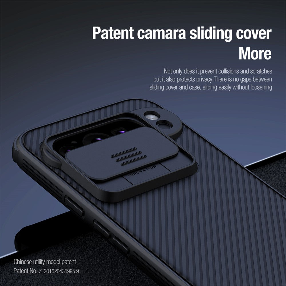 Nillkin CamShield Pro PC+TPU Black Case - For Google Pixel 9 Pro