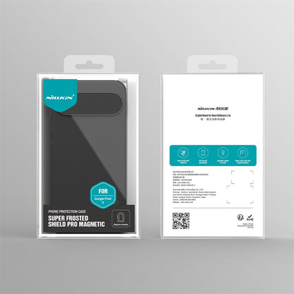 Nillkin Frosted Shield Pro Magnetic PC + TU Black Case - For Google Pixel 9 / 9 Pro