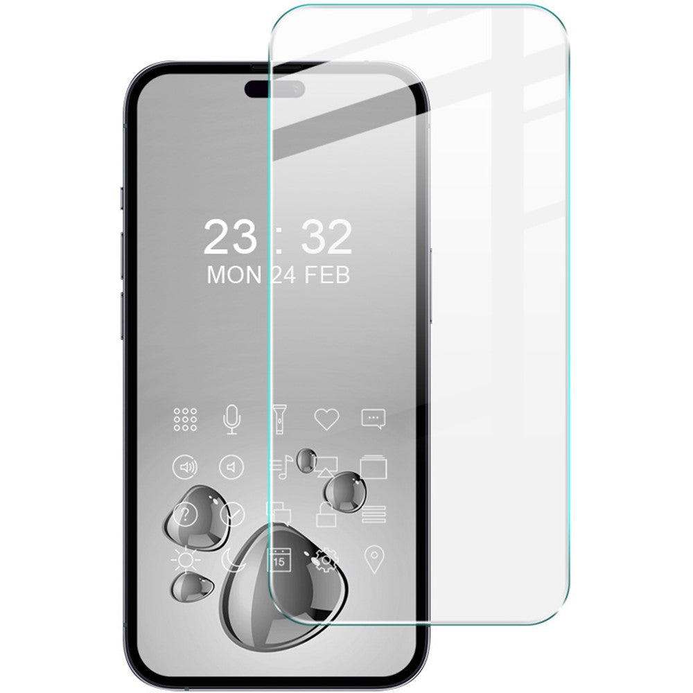 Imak H Series Clear Tempered Glass Screen Protector - For iPhone 16 Plus